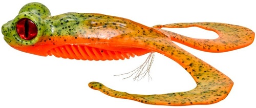 Gunki Gumová nástraha Bull Frog 10cm, 16,1g, 2ks Fluo Chart Pepper