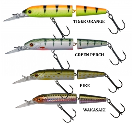 Gunki Wobler Gappa Minnow Series 130F 13cm, 30g Gold Perch