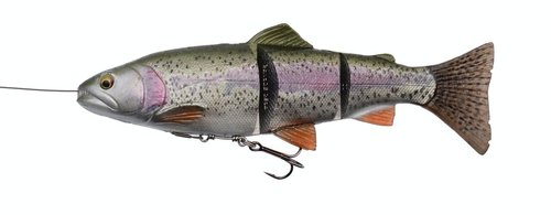 Savage Gear Gumová nástraha 4D Line Thru TROUT 15cm 35g Rainbow Slow Sink