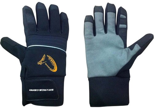 Savage Gear Rukavice Winter Thermo Gloves Black/Grey Size L