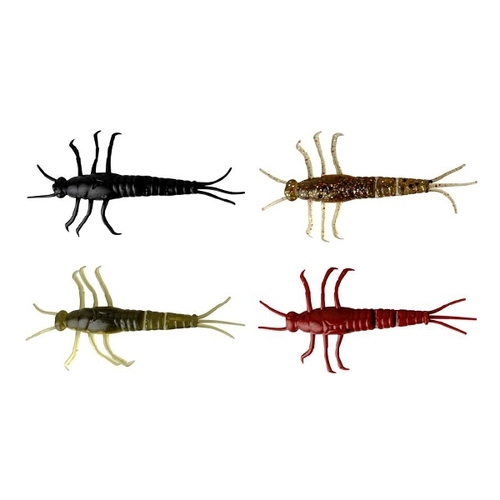 Savage Gear Nymfa LB 3D PVC Mayfly NYMPH  8PCS 5cm 1g Black