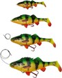 Savage Gear Gumová nástraha 4D PERCH Shad 12.5cm 23g Firetiger Slow Sink