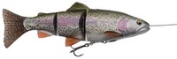 Savage Gear Gumová nástraha 4D Line Thru TROUT 15cm 35g Rainbow Slow Sink