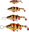 Savage Gear Gumová nástraha 4D PERCH Shad 12.5cm 23g Albino Slow Sink