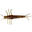 Savage Gear Nymfa LB 3D PVC Mayfly NYMPH 5cm, 1g 8ks Brown Glitter