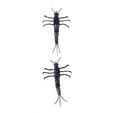 Savage Gear Umělá Nymfa 3D TPE Mayfly NYMPH 5cm 2.5g Black