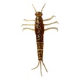Savage Gear Nymfa LB 3D PVC Mayfly NYMPH 5cm, 1g  8ks Brown Glitter