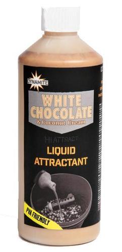 Dynamite Baits Liquid Attractant White Chocolate  500ml Coconut Cream