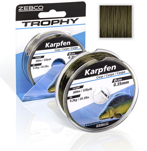 Zebco Vlasec Trophy Karpfen 0,25mm 300m