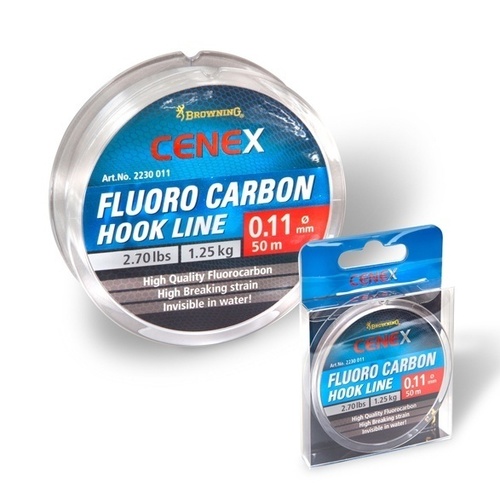 Browning Vlasec Cenex Fluoro Carbon Hook Line 0,23mm 4,65kg