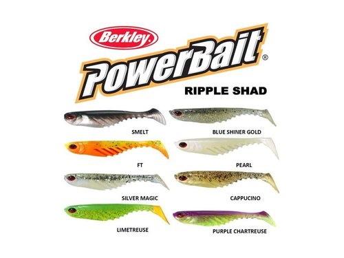 Berkley Gumová nástraha PowerBait Ripple Shad 9cm 5ks Cappuccino