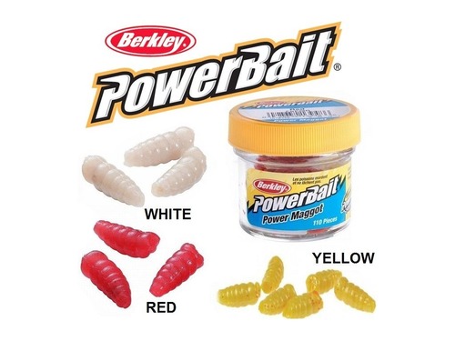 Berkley Powerbat Power Maggot, 110ks White-Bílý