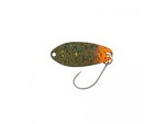 Berkley Třpytka Area Game Spoons MASU 2,79cm, 2,5g Orange Tip/Splat Pel