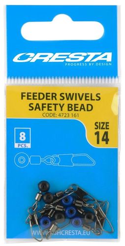 Cresta Průjezd Feeder Swivels Safe-Bead Size 12