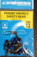 Cresta Průjezd Feeder Swivels Safe-Bead Size 12