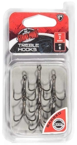 Fox Rage Trojháček Strike Point Treble Hooks, 6ks Size 4