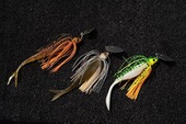 Fox Rage Třpitka Bladed Jig 21g, Hook 4/0 UV Ultra Firetiger