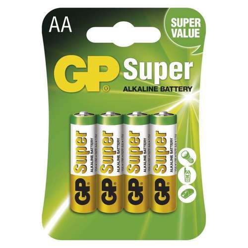 GP Alkalická baterie Ultra AA (LR6) 1,5V, 6ks