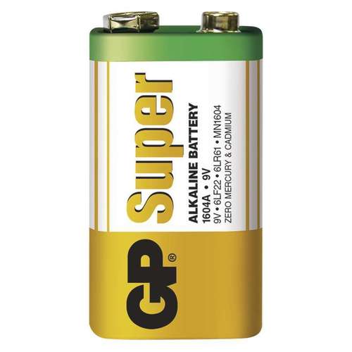 GP Alkalická baterie Ultra 9V (6LF22)