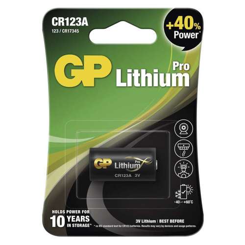 GP Lithiová baterie CR123A 3V