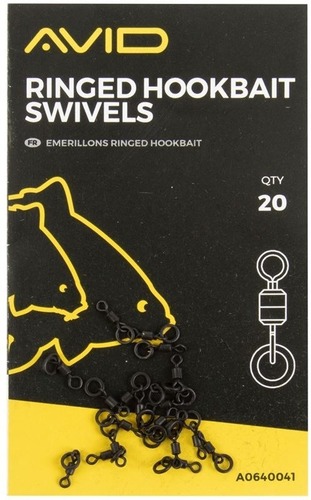 Obratlík s kroužkem na háček Avid Ringed Hookbait Swivels