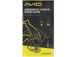 Avid Haček Armorok Hooks Wide Gape, 10ks Vl 4
