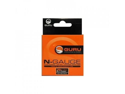 Guru Vlasec N-Gauge Pole a Hooklength line Extra Strong 100m 0,11mm, 1,36kg, Clear