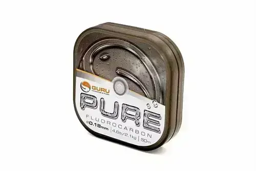 Guru Vlasec Pure Fluorocarbon 50m 0,14mm, 1,5kg, Clear