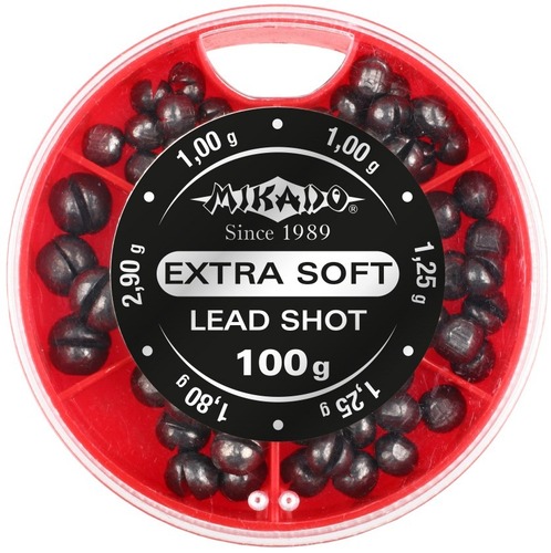 Mikado Broky Hrubé Extra Soft Lead Shot Set B 100g 1,00 - 2,90g