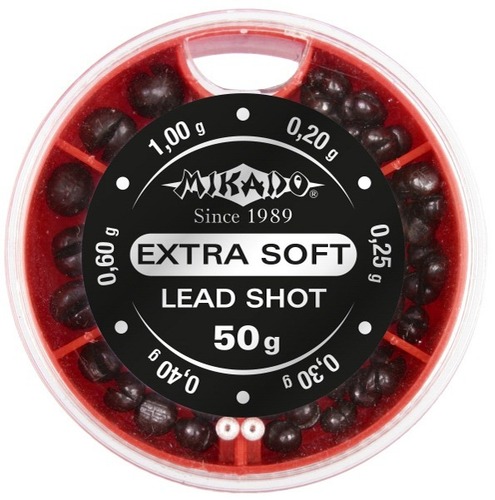 Mikado Broky Jemne Extra Soft Lead Shot Set A 50g 0,20 - 1,00g