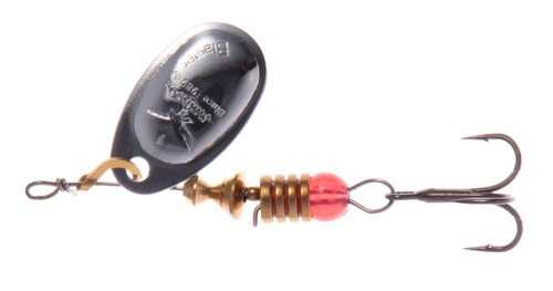 Mikado Třpytka Spinner Bite a Fight, Size 1, 3g Stříbrná