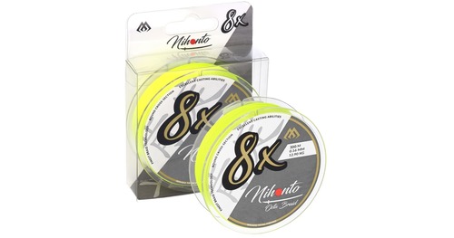 Mikado Šňůra Nihonto Octa Braid 8X, Fluo Yellow 150m 0,30mm, 29,90kg