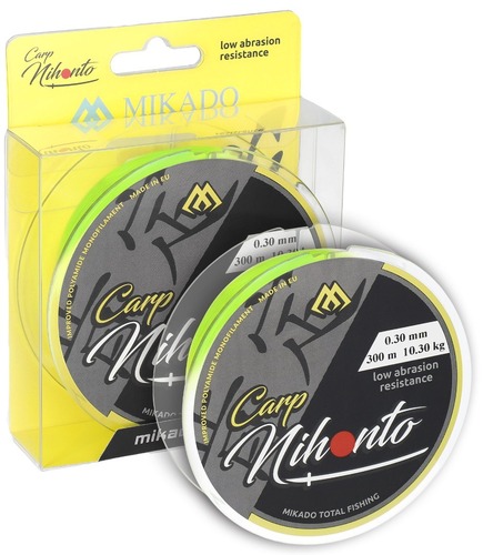 Mikado Vlasec Nihonto Carp Fluo Yellow 300m 0,35mm, 12,20kg