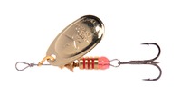 Mikado Třpytka Spinner Bite a Fight, Size 1, 3g Zlatá