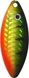 Mikado Třpytka Spinner Bite a Fight Stream, Size 4, 14g Holo Okoun/Stříbrná