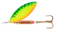 Mikado Třpytka Spinner Bite a Fight Stream, Size 4, 14g Firetiger/Stříbrná