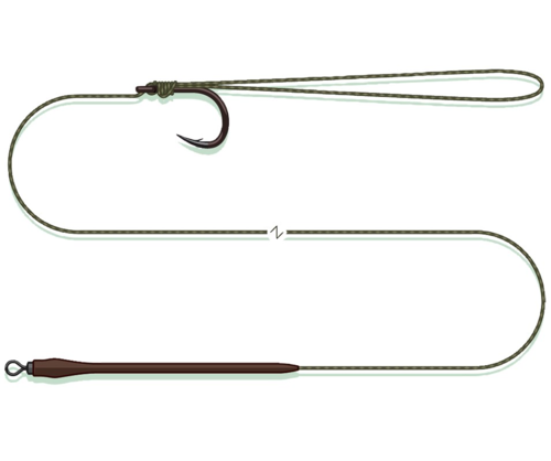 Mad Cat Návazec Standard Pellet Rig Size 2/0, 0,95mm, 185lb, 65cm