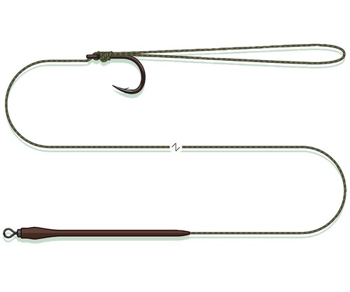 Mad Cat Návazec Standard Pellet Rig Size 2/0, 0,95mm, 185lb, 65cm