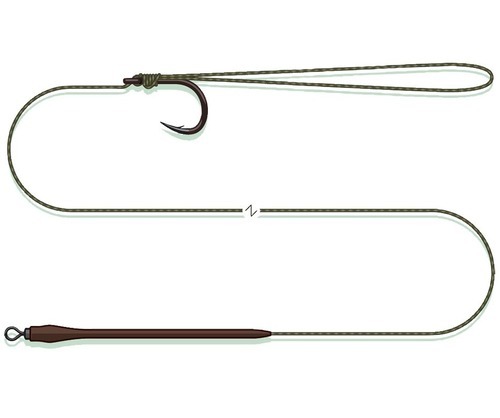 Mad Cat Návazec Standard Pellet Rig Size 2/0, 0,95mm, 185lb, 65cm