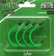 Mad Cat Háček A-Static Jig Hook 4ks Size 10/0