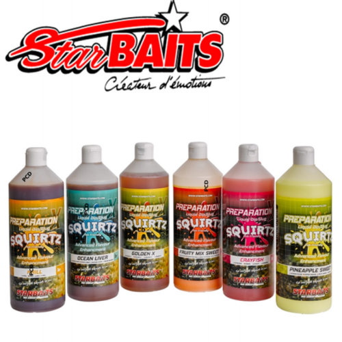 StarBaits  Booster Squirtz 1L Ocean Liver