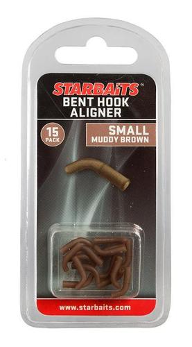 Starbaits Rovnatko Bent Hook Aligner Small  15ks Muddy Brown