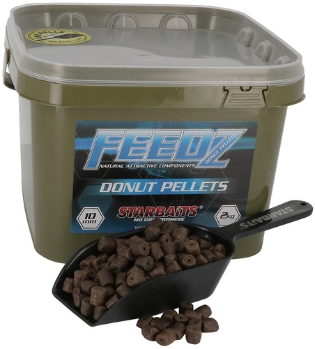 Starbaits Pelety s dírou Feedz Donuts 2kg 10mm