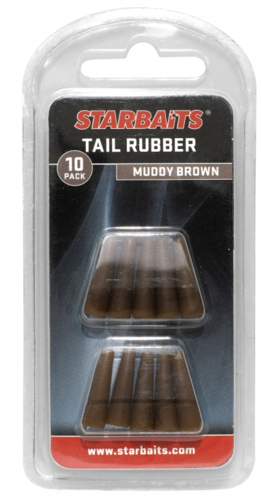 Starbaits Tail Rubber Převleky 10ks Muddy Brown