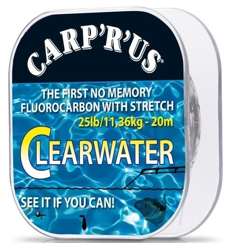 CarpRus Fluorocarbon Clearwater 20m 25lb, 11,36kg