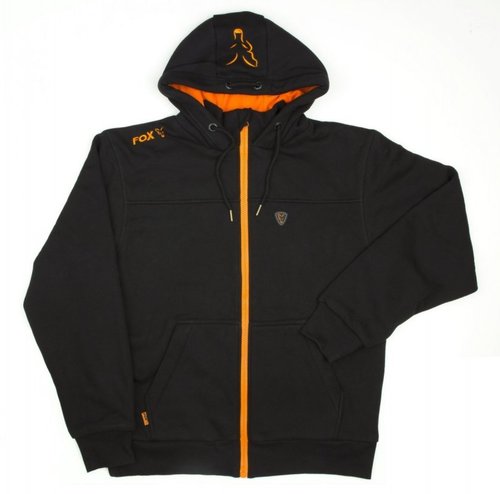 Fox Mikina Heavy Lined Hoody Black/Orange Size M