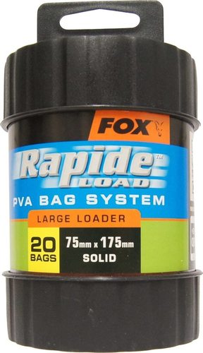 Fox Pva Sáčky Bag System Rapide Load 20Bags Large Loader 75x175mm Solid