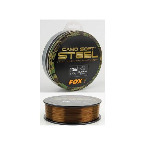 Fox Vlasec Camo Soft Steel Light Camo 1000m 0,331mm, 16lb, 7,27kg