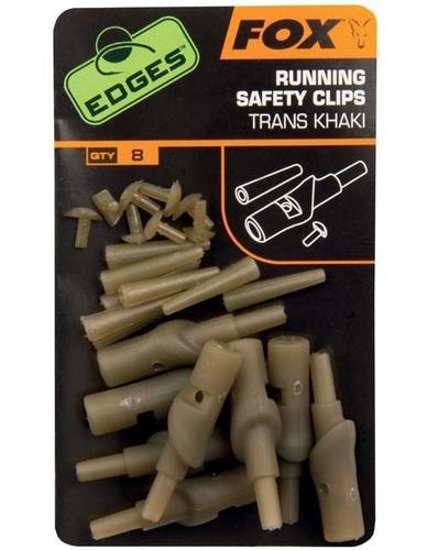 Fox Závěsky Running Safety Clip Trans khaki