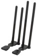 Fox Uši s držákem swingeru Black Label Swinger Plate Snag Ears Standard